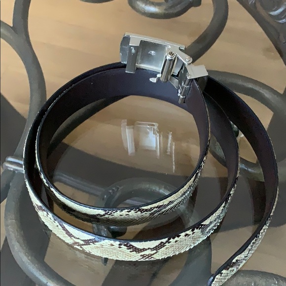 Genuine snake skin belt (men or women) main image 5